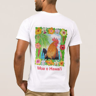 T-shirt Coq hawaïen