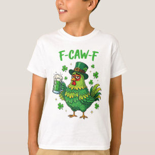 T-shirt Coq irlandais drôle de poulet F Caw F Chuchoteur d