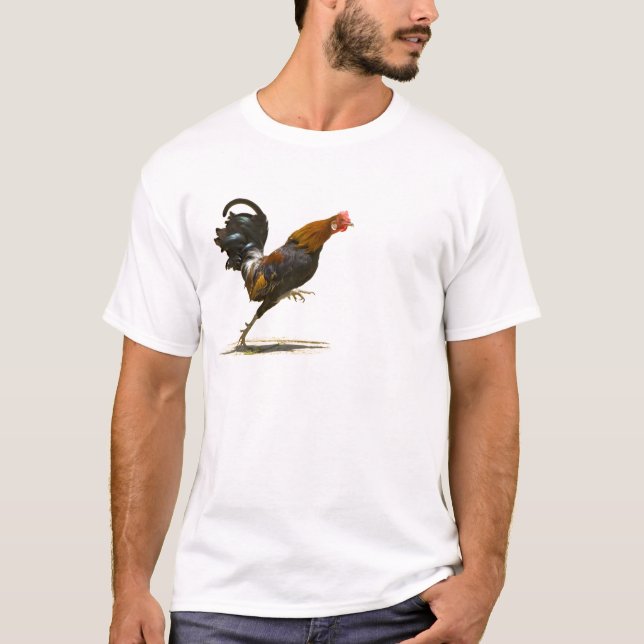 T-shirt Coq rouge (Devant)