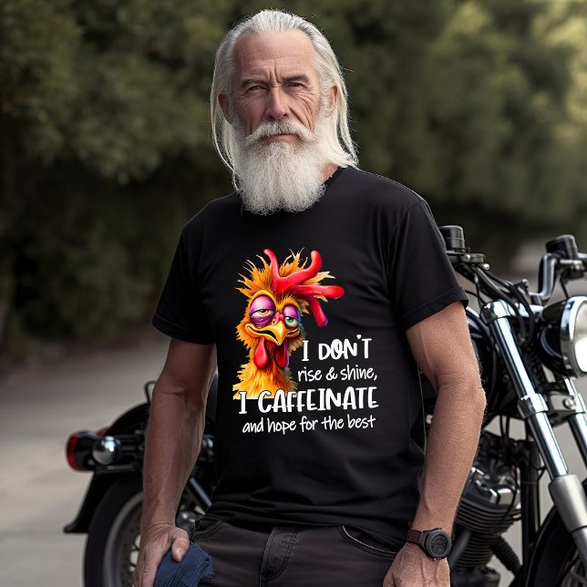 T-shirt Coq Ruppé Avec Expression Comique (Créateur téléchargé)