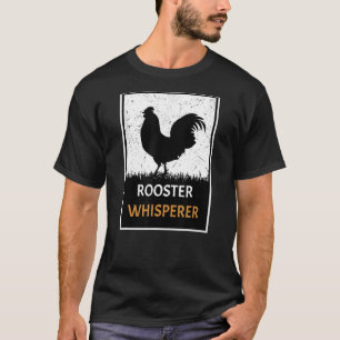 T-shirt Coq Vintage Chuchoteur Poule Coq