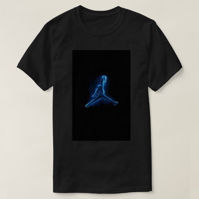 T-shirt Coque iphone du logo Blue Jordan (Design devant)