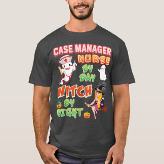 T-shirt Coque Manager Infirmière par jour sorcière de nuit
