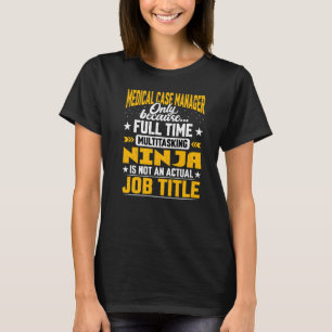 T-shirt Coque Médicale Gestionnaire d'emploi Titre du post