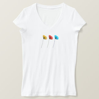 T-shirt coquelicot