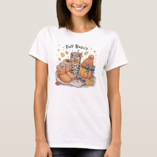 T-shirt Coquette automne rétro