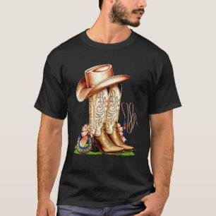 T-shirt Coquette Botte rose Boot Boots Ados mignons Filles