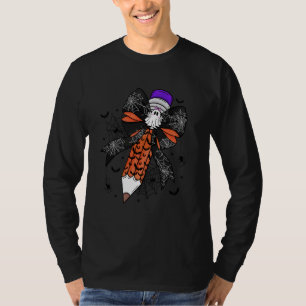 T-shirt Coquette Bow crayon drôle Fantôme Éffrayant enseig