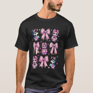 T-shirt Coquette Bow Furry Fandom Fursona Maillot Fox