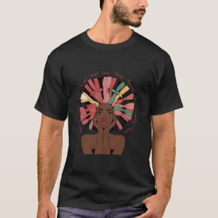 T-shirt Coquette Bow noir mois d'histoire afro-américaine