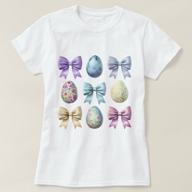 T-shirt Coquette Chemise de Pâques, Bonne Chemise de Pâque (Design devant)