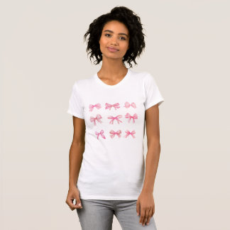 T-shirt Coquette Chemise rose pour femmes - Bella pour fem
