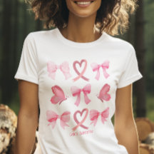 Coquette de sensibilisation au cancer Pink Ribbon 