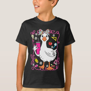 T-shirt Coquette Fou Fou Prof Retro Prépa Retour À l'école