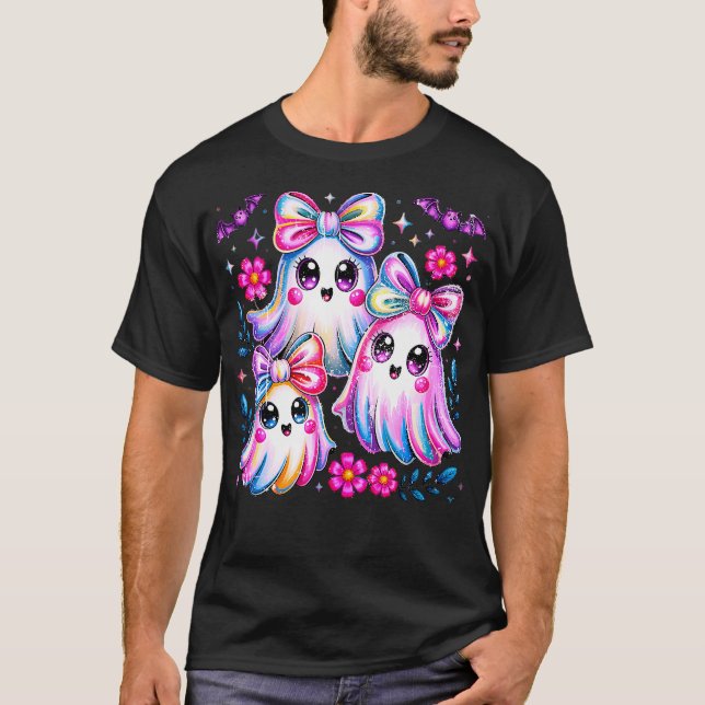 T-shirt Coquette goûts avec fleurs (Devant)