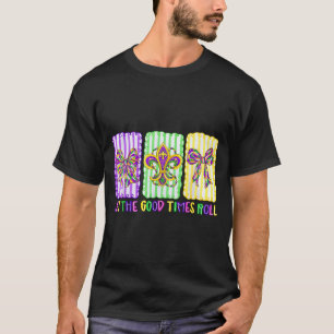 T-shirt Coquette Mardi Gras Laissez les bons temps rouler