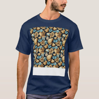 T-shirt Coquillage de mer Motif sans mer Coquille de plage