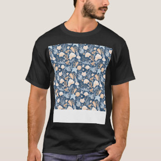 T-shirt Coquillage de mer Motif sans mer Coquille de plage