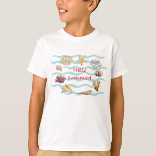 T-shirt coquillages de mer