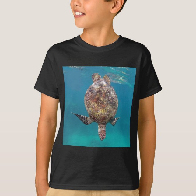 T-shirt Coquille de tortue Hawaii (Devant)