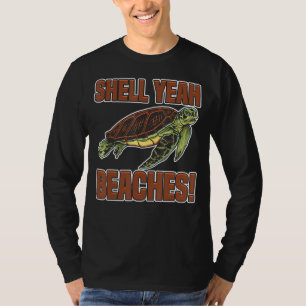 T-shirt Coquille Ouais jolie Tortue Marine Animal Tortoise