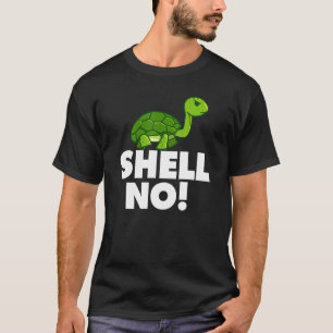 T-shirt Coquille sans tee drôle de tortue jeu de mots anim