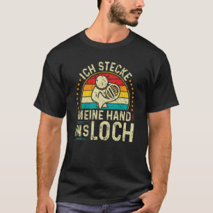 T-shirt cor d'harmonie main dans le trou instrument de cor
