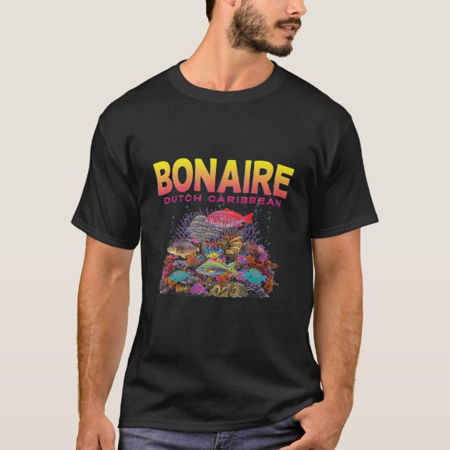 T-shirt Corail Corail des Caraïbes Bonaire (Devant)