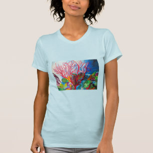 T-shirt Coral Reef Grande barrière récif art océanique