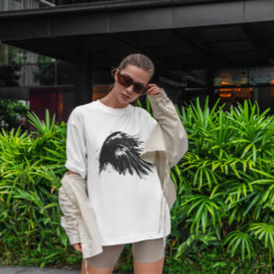T-shirt Corbeau à encre
