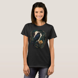 T-shirt Corbeau botanique de minuit
