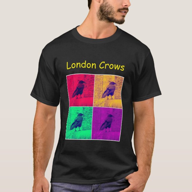 T-shirt Corbeau de la tour de Londres (Devant)