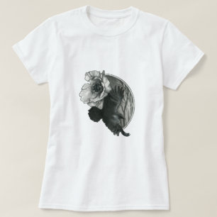 T-shirt Corbeau et bois