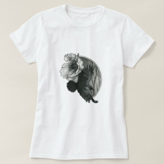 T-shirt Corbeau et bois