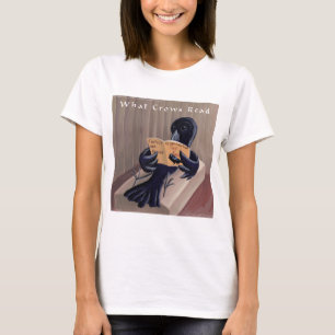 T-shirt Corbeau lisant le Corbeau drôle