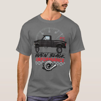 T-shirt Corbeau noir