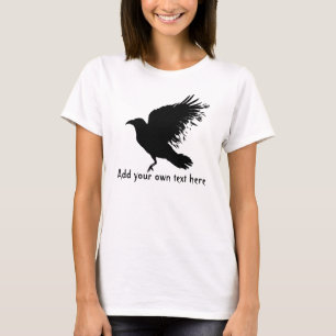 T-shirt Corbeau - noir