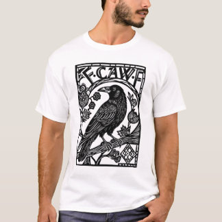 T-shirt Corbeau noir F-Caw-F