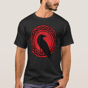 T-shirt Corbeau noir Occulte Japon Corbeau gothique Oiseau