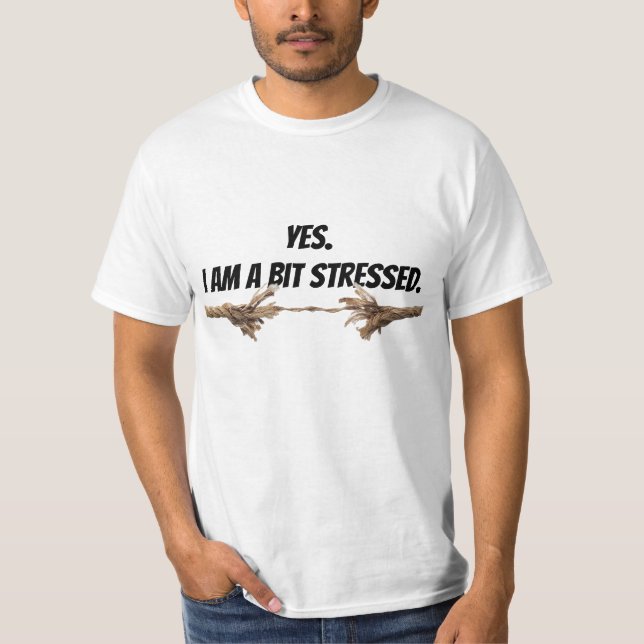 T-shirt Corde de contrainte et devis (Devant)