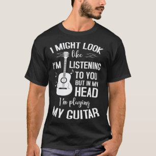 T-shirt Cordes de guitare acoustique Accessoires de guitar
