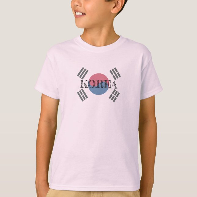 T-shirt Corée - Drapeau (Devant)