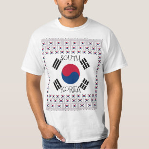 T-shirt Corée du Sud Couleurs populaires