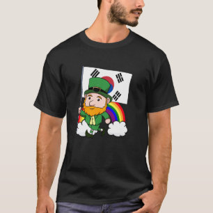 T-shirt Corée du Sud Fier drapeau coréen Saint-Patricks Da