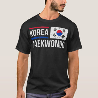 T-shirt Corée Taekwondo Martial Arts Training Sparring Kor