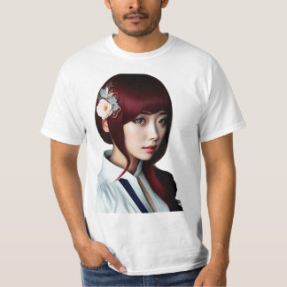 T-shirt Coréen mignon fille chaude