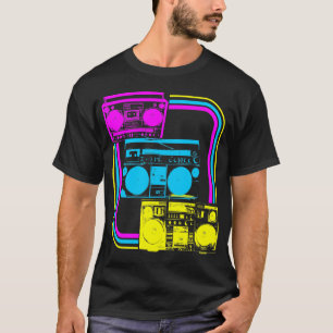 T-shirt Corey Tiger 80s Retro Boombox Radio