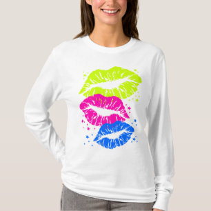 T-shirt Corey Tiger 80s Vintage Lèvres & Étoiles Baisers