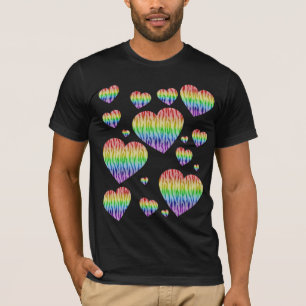 T-shirt Corey Tiger Années 80 Arc-en-Ciel Vintage Saint Va
