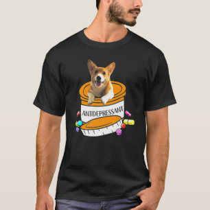 T-shirt Corgi Antidépresseur Premium